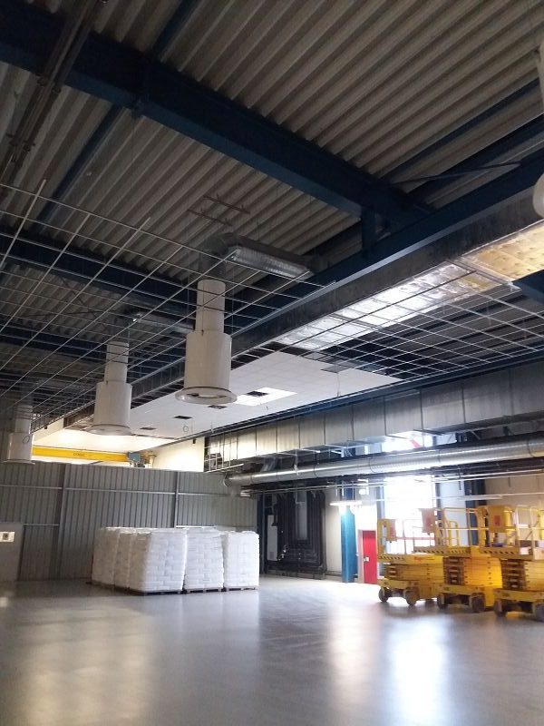 Rosti GP Germany GmbH, Halleneinbau eines neuen Produktionsbereiches